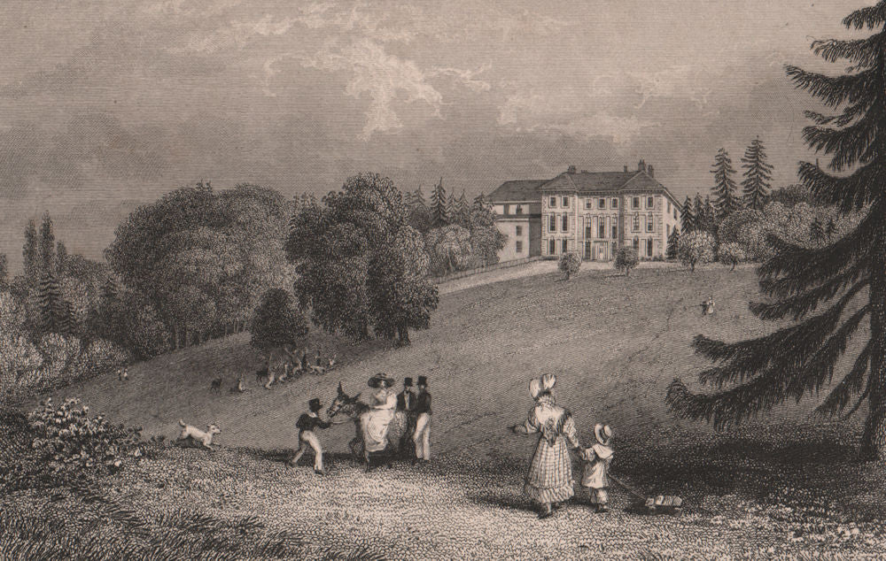 Dorton House (originally Wildernesse), Seal, Kent. Marquis of Camden.BAYNES 1829